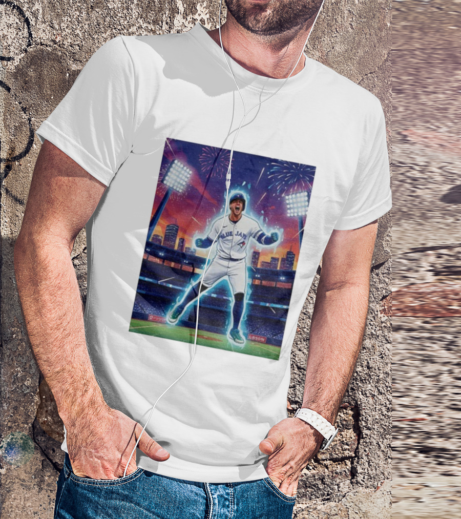 George Springer Blue Jays Fireworks Stadium Celebration Springer Dinger T-Shirt