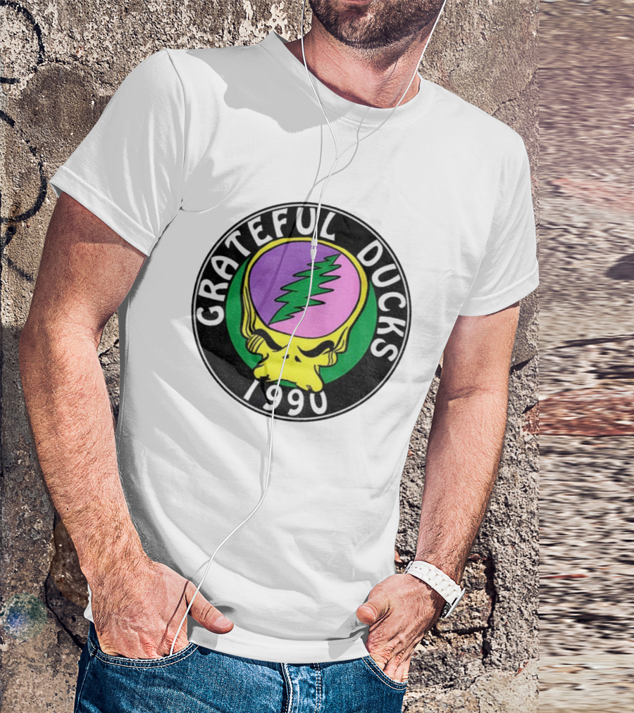 Grateful Ducks 1990 Football Game Day Grateful Dead X Oregon Ducks T-Shirt