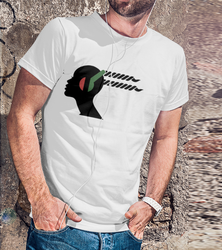 Jeffrey Wright Highest 2 Lowest Stackin’ Hits Records Silhouette With Headphones T-Shirt