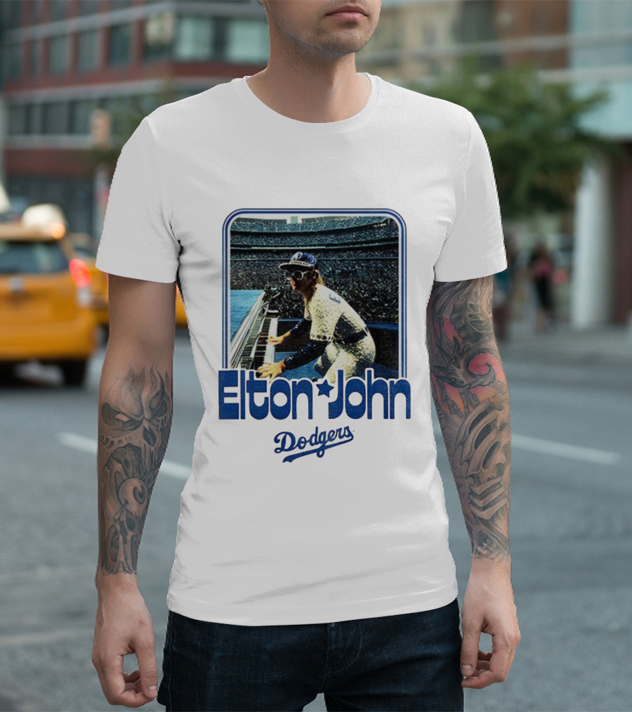 Elton John Dodgers Stadium Concert MLB Baseball Dodgers T-Shirt