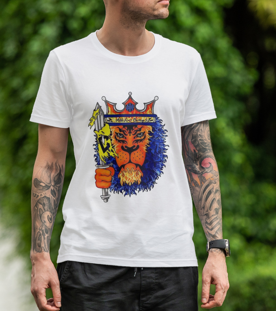 All For Cincy Lion Sword The Pride Crown Flame T-Shirt