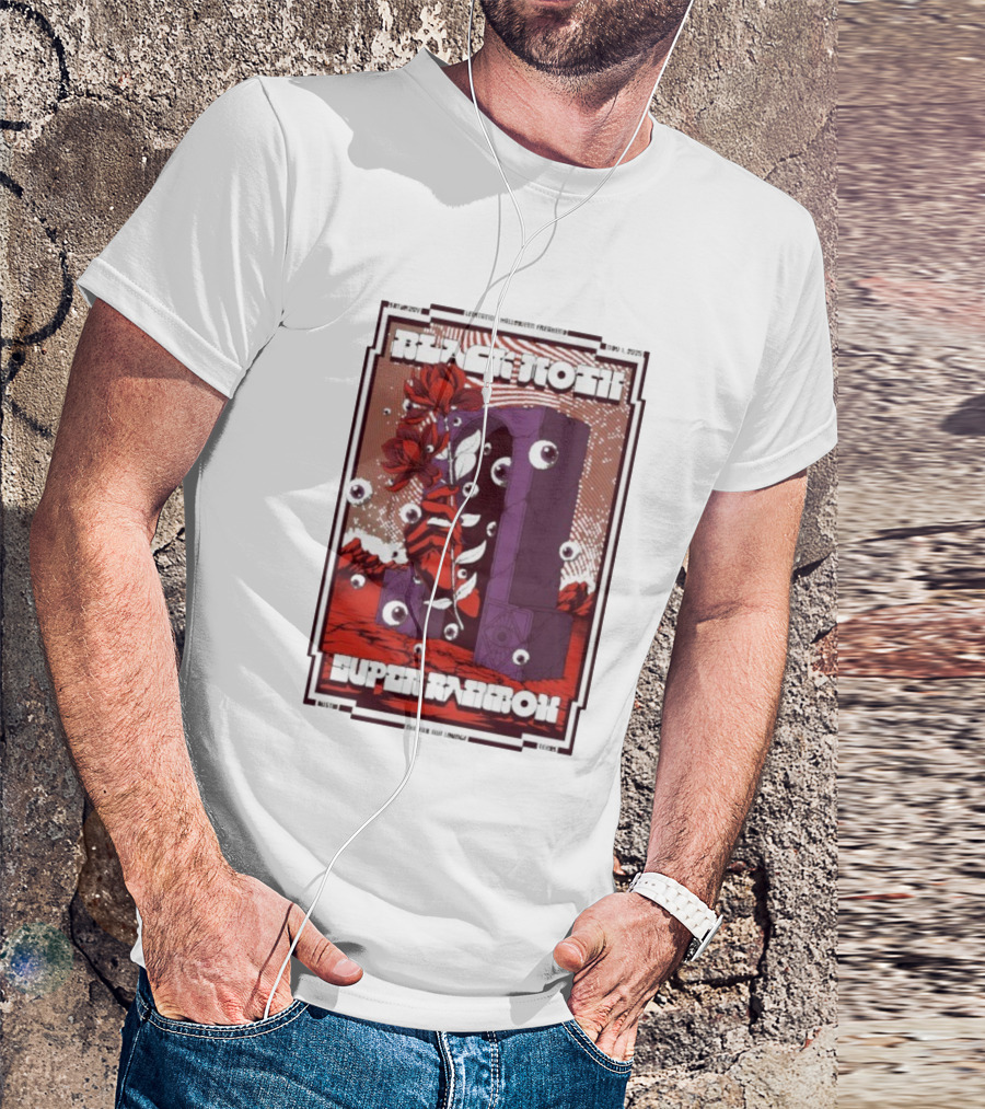 Levitational Hallucination Austin Black Moth Super Rainbow Event Nov 1 2025 T-Shirt