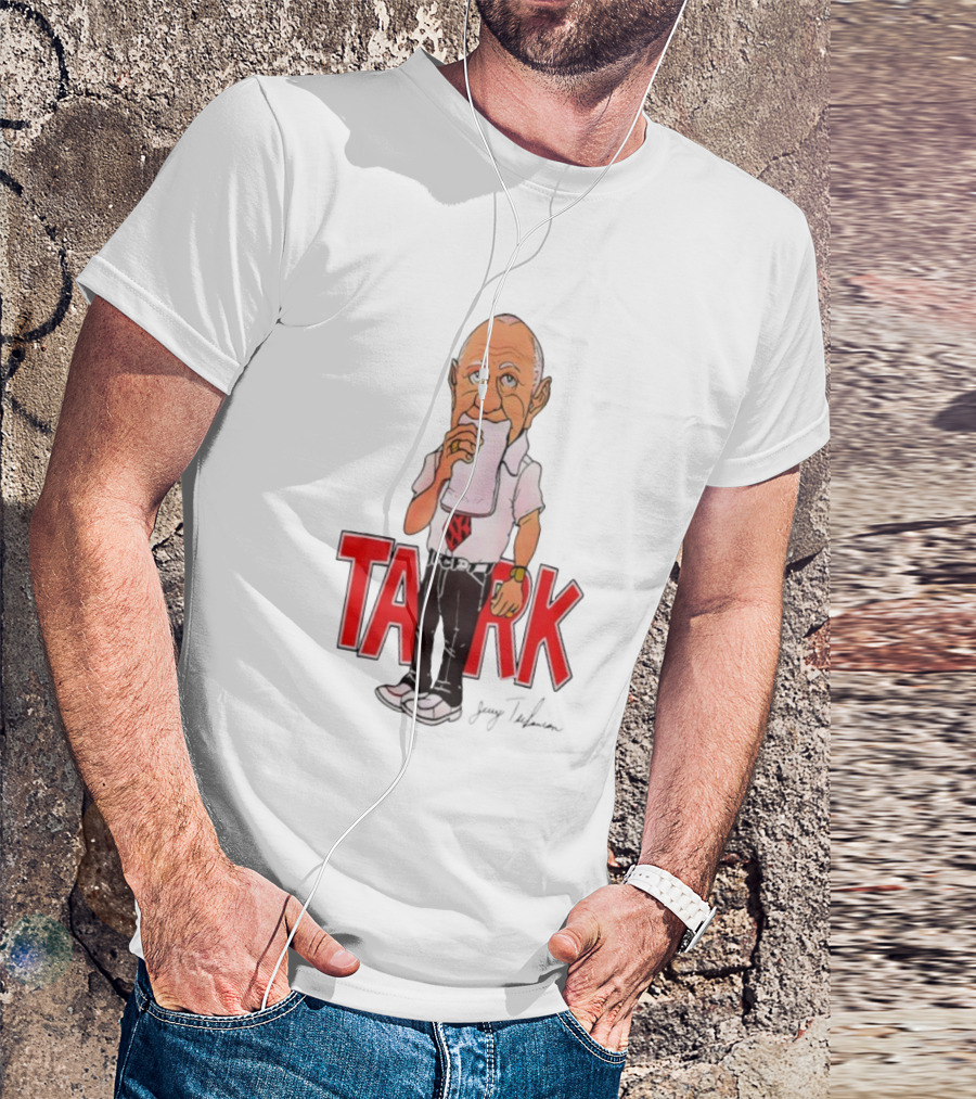 Jerry Tarkanian UNLV Runnin' Rebels TARK Shark Coach Caricature T-Shirt