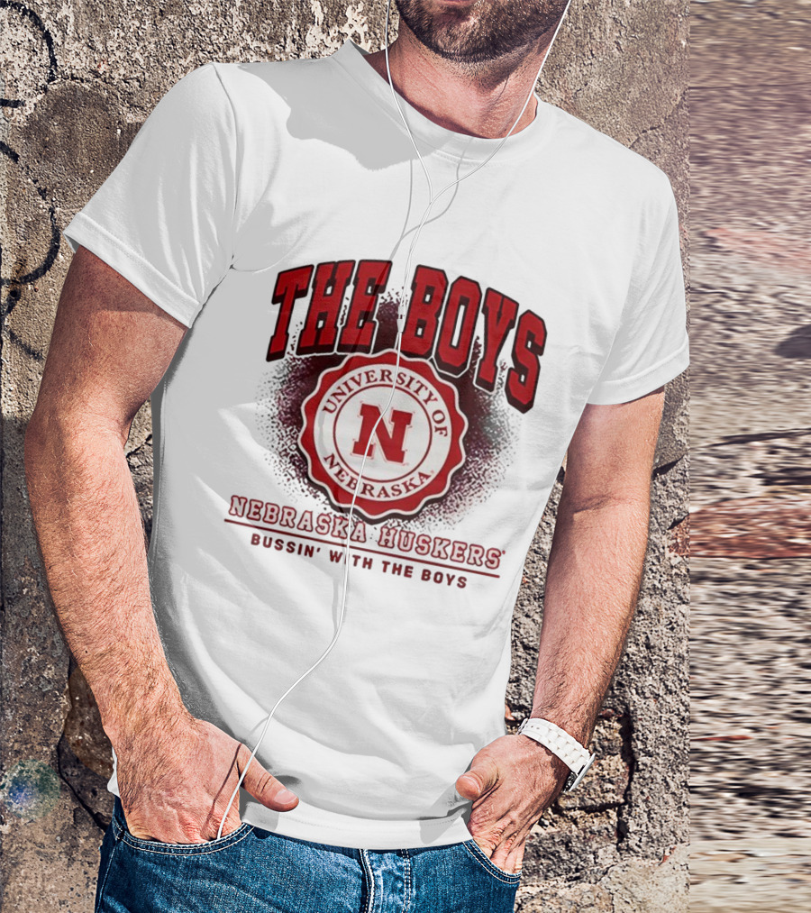 The Boys University Of Nebraska Huskers Bussin' With The Boys T-Shirt