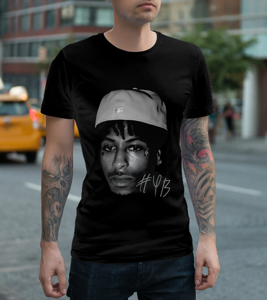 NBA Youngboy Big Face Gang Signature Cap Style T-Shirt