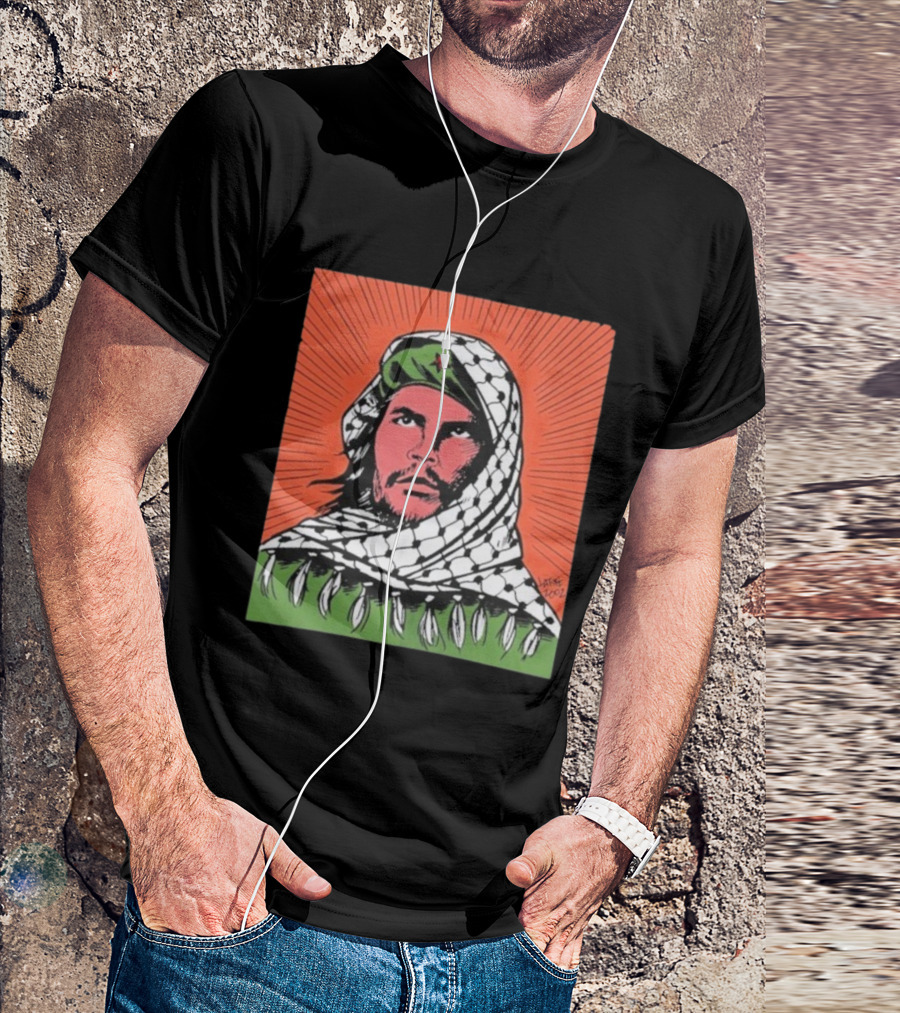 Che Guevara Keffiyeh Artistic Illustration By Latuff 2002 T-Shirt