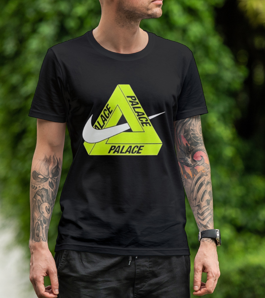 Palace Tri-Ferg Swoosh Yellow Collaboration T-Shirt