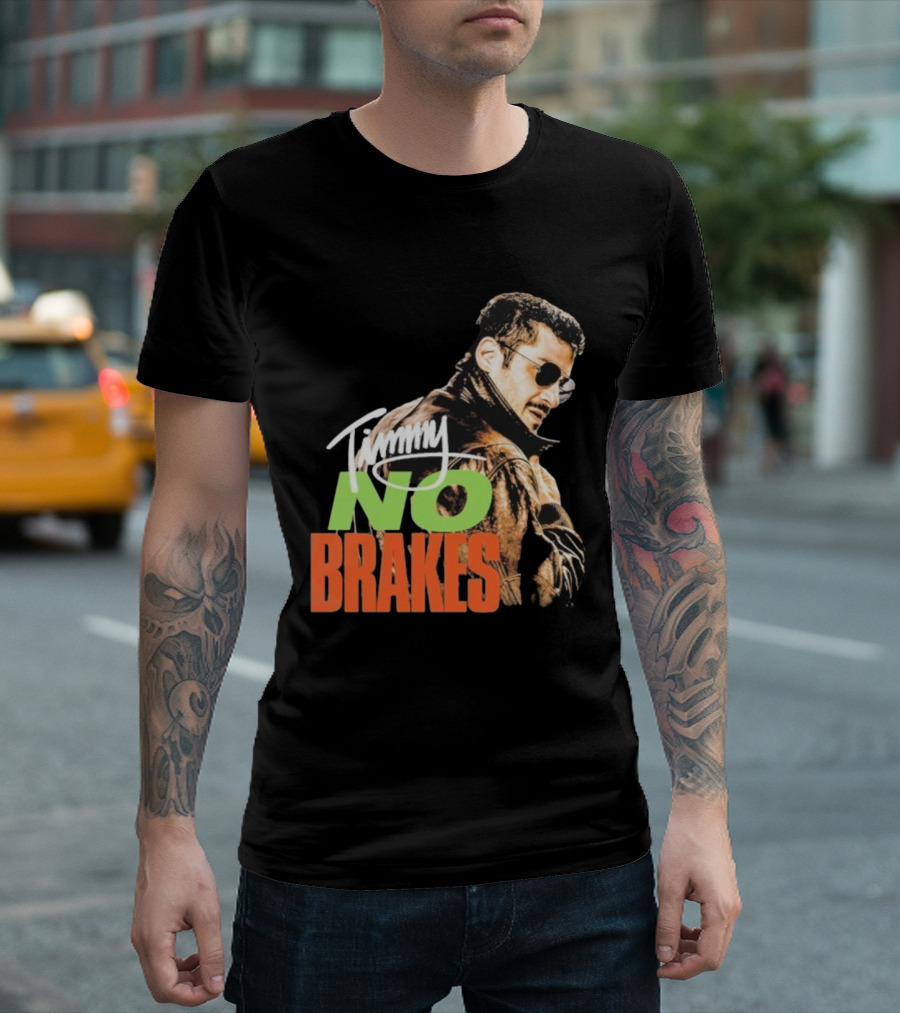 Timmy No Brakes Racing Jacket Sunglasses Style T-Shirt