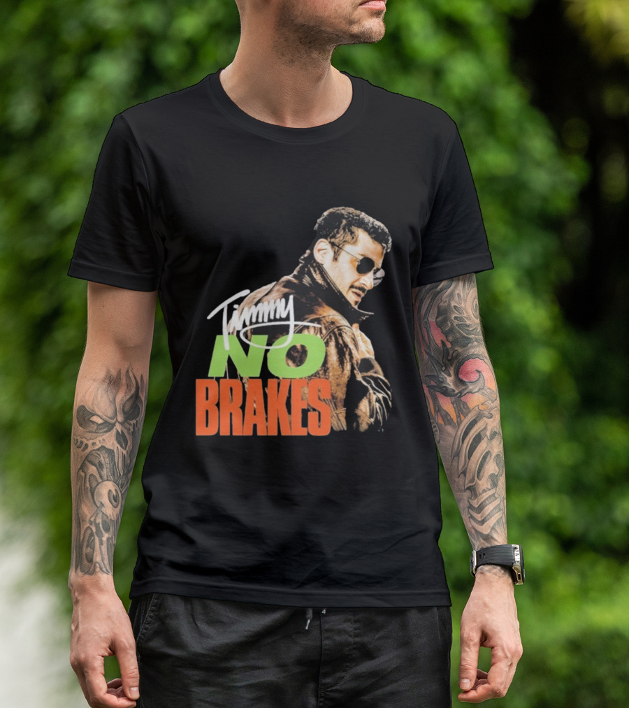 Timmy No Brakes Racing Jacket Sunglasses Style T-Shirt