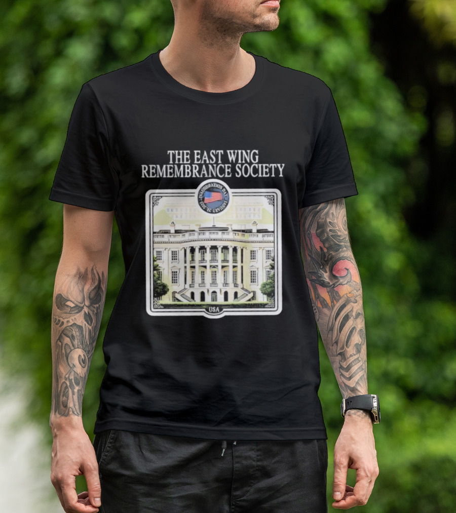 The East Wing Remembrance Society USA Commemorative Day Oval Office T-Shirt