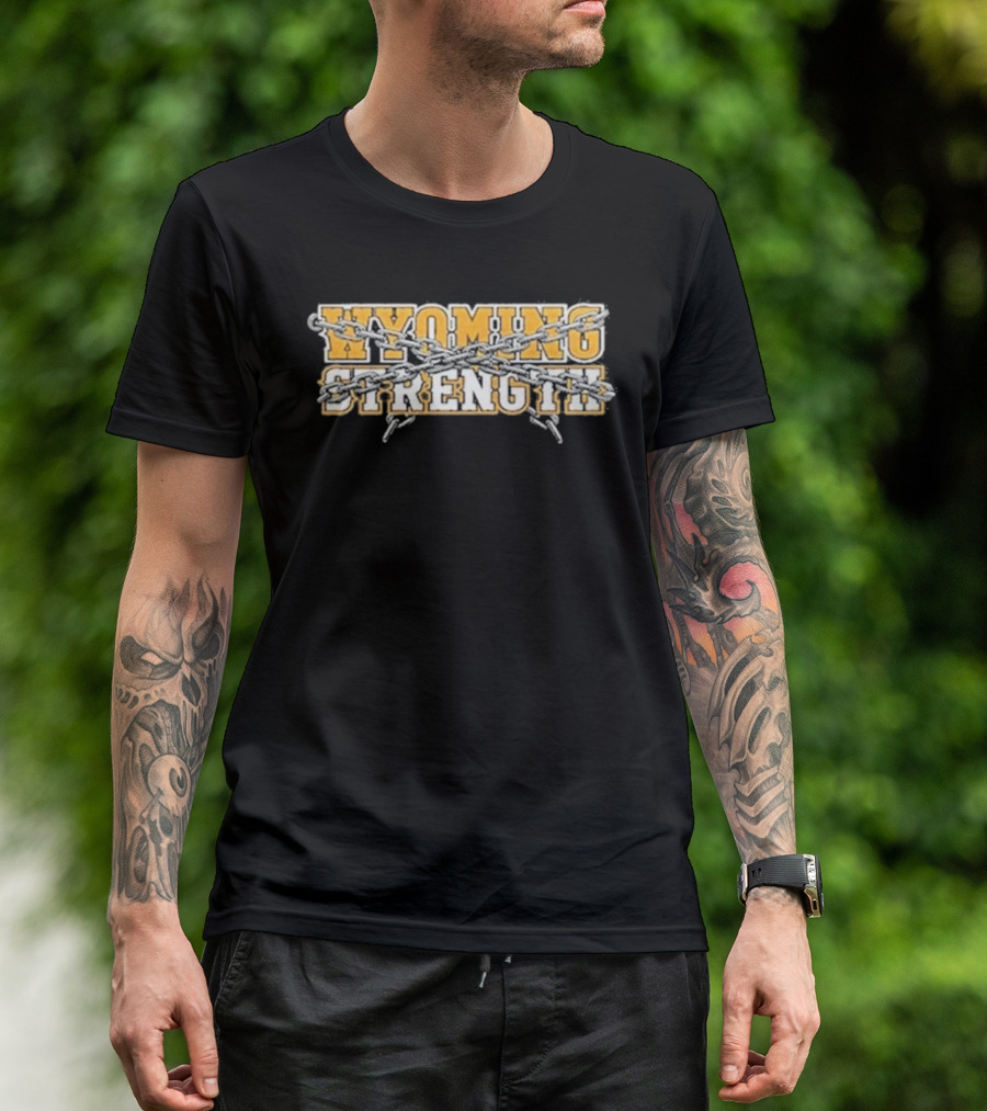 Wyoming Cowboys Strength Football Team Matchday T-Shirt