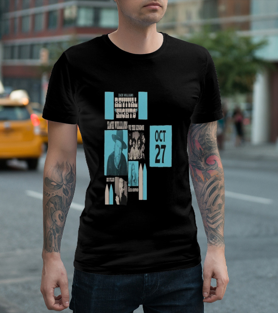 Zach Williams We The Kingdom Revival Nights Red Rocks Oct 27 2025 T-Shirt