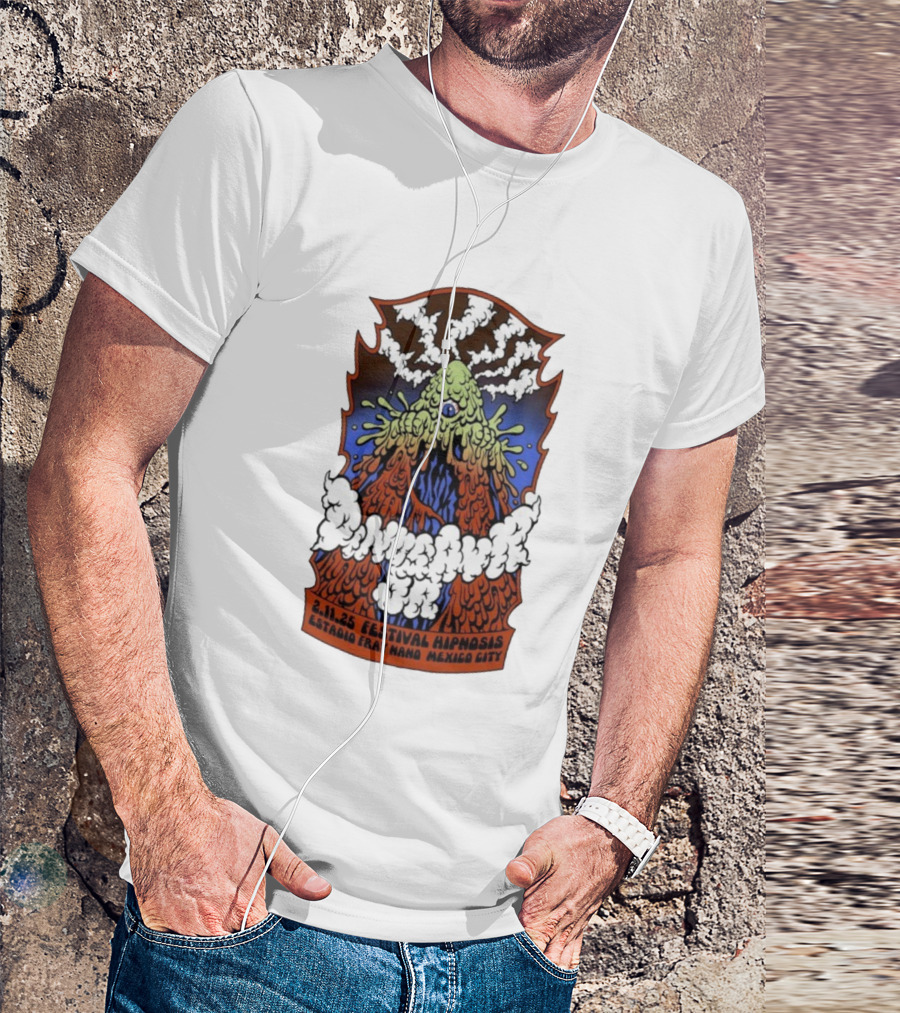Dinosaur Jr. Festival Hipnosis 2025 Estadio Fray Nano Mexico City 2.11.25 T-Shirt