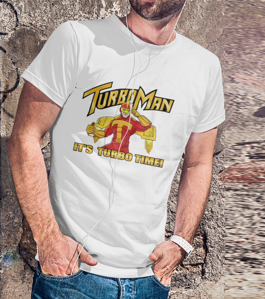 TurboMan It's Turbo Time Heroic Costume Power T-Shirt