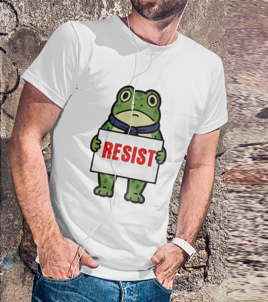 Portland Frog Resist Anti Fascist Trump Democracy Antifa T-Shirt