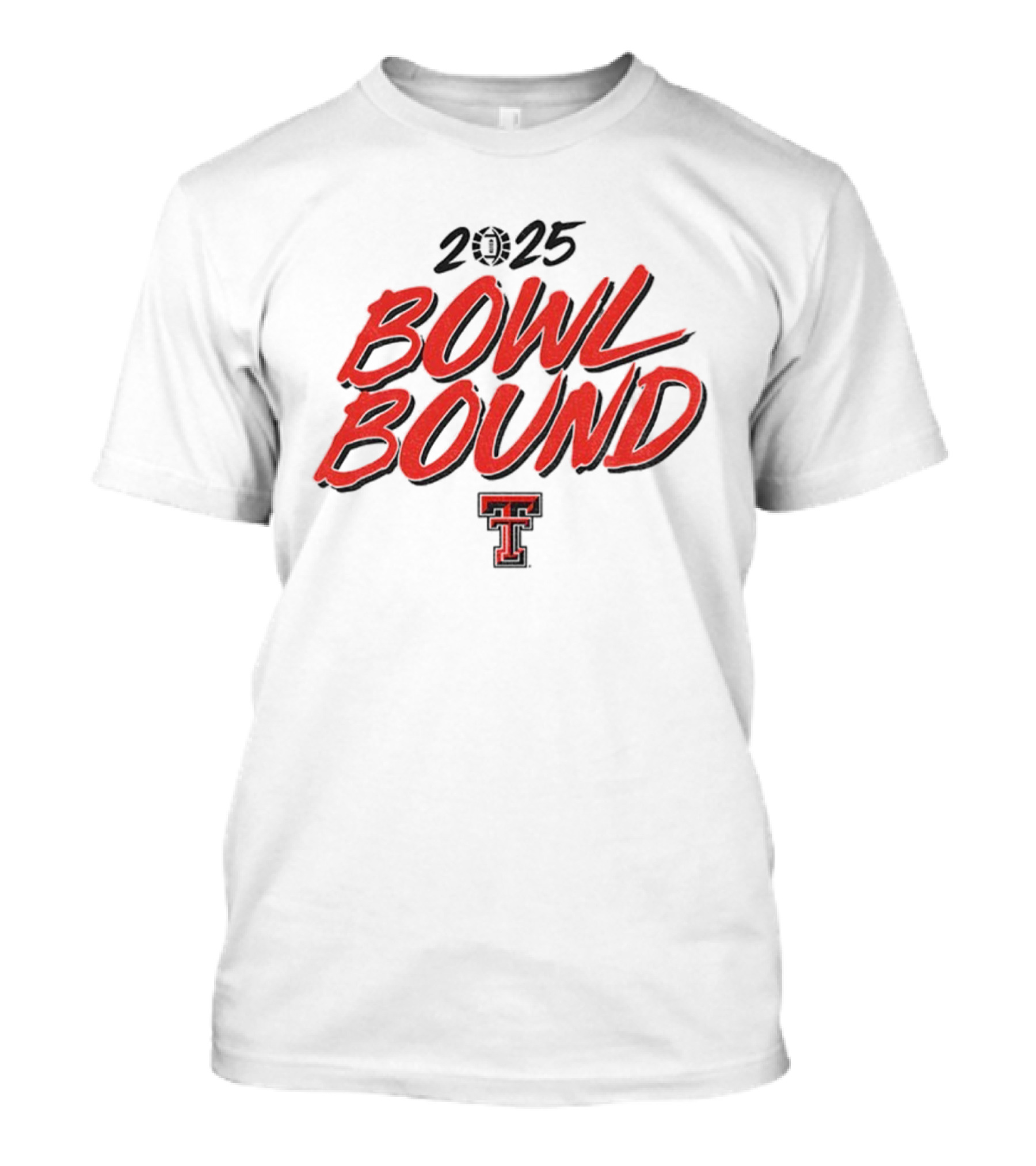 2025 Texas Tech Red Raiders Bowl Bound Football T-Shirt