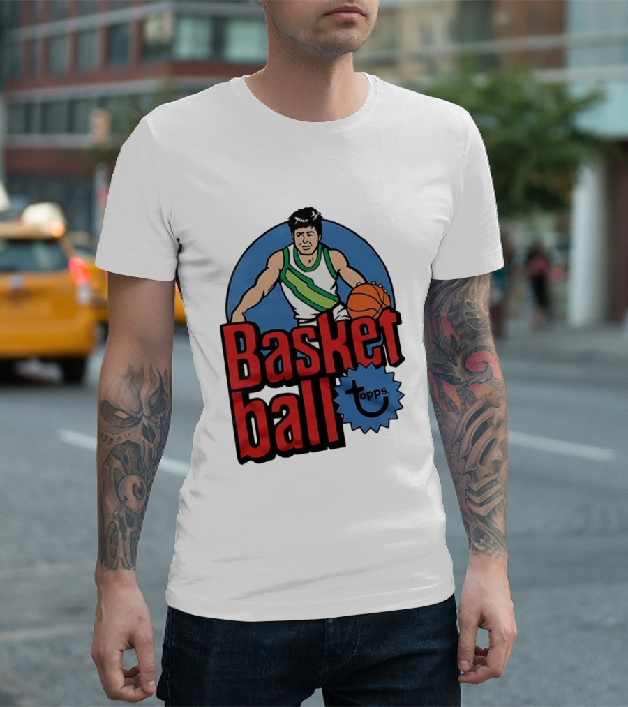 Topps Basketball 1978 Vintage Picture Cards Retro Style T-Shirt