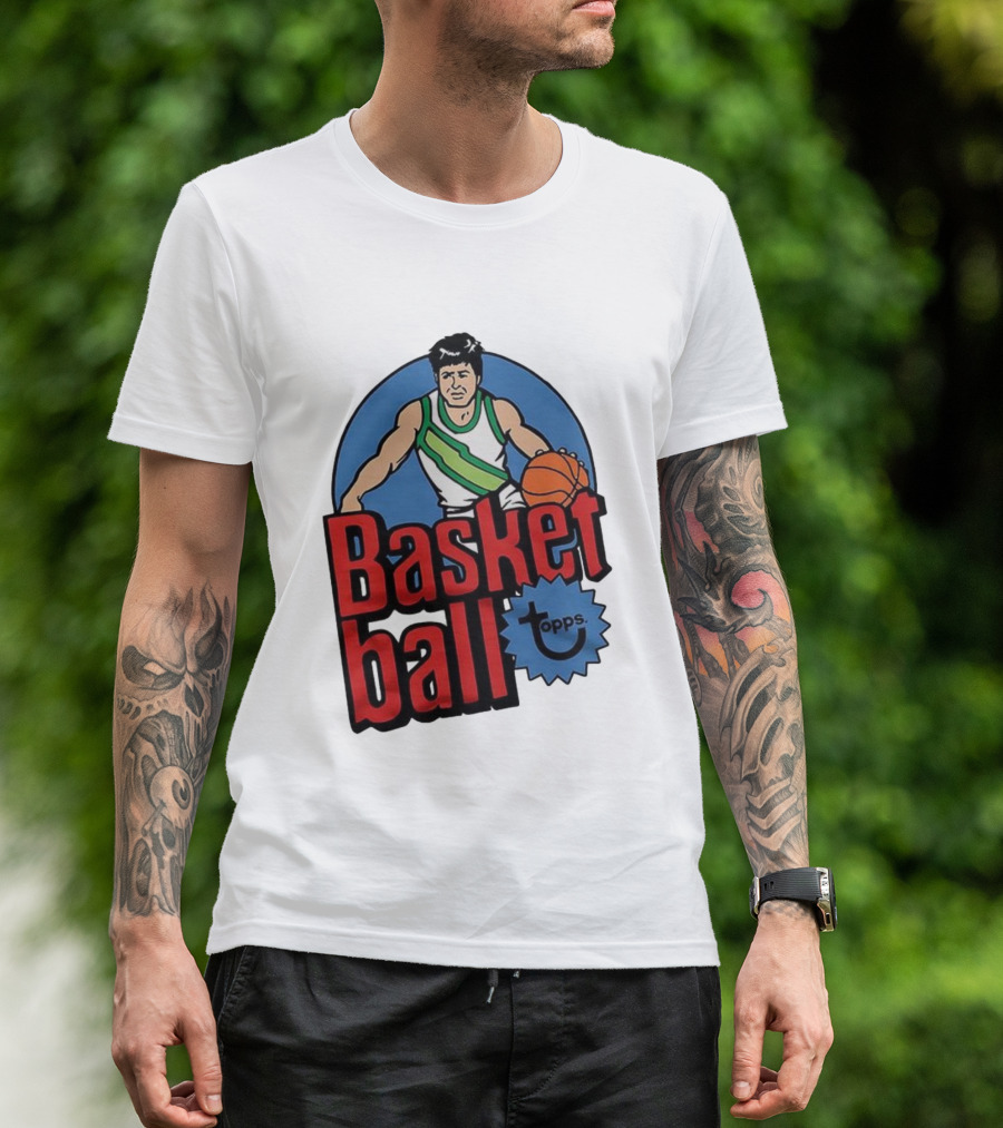 Topps Basketball 1978 Vintage Picture Cards Retro Style T-Shirt