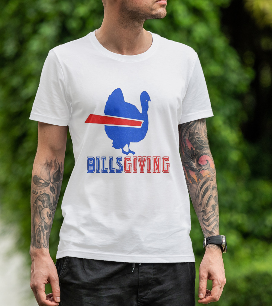 Billsgiving 2025 Turkey Buffalo Bills Thanksgiving NFL Football T-Shirt