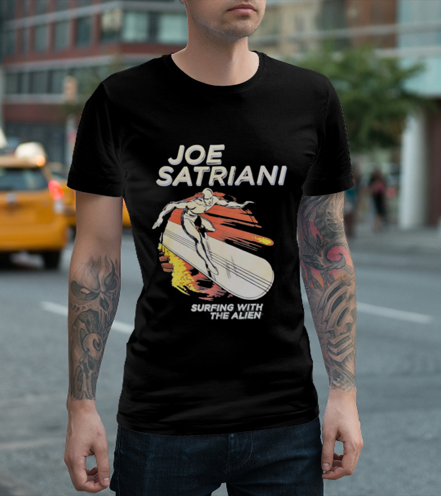Joe Satriani Surfing With The Alien Cover Art T-Shirt