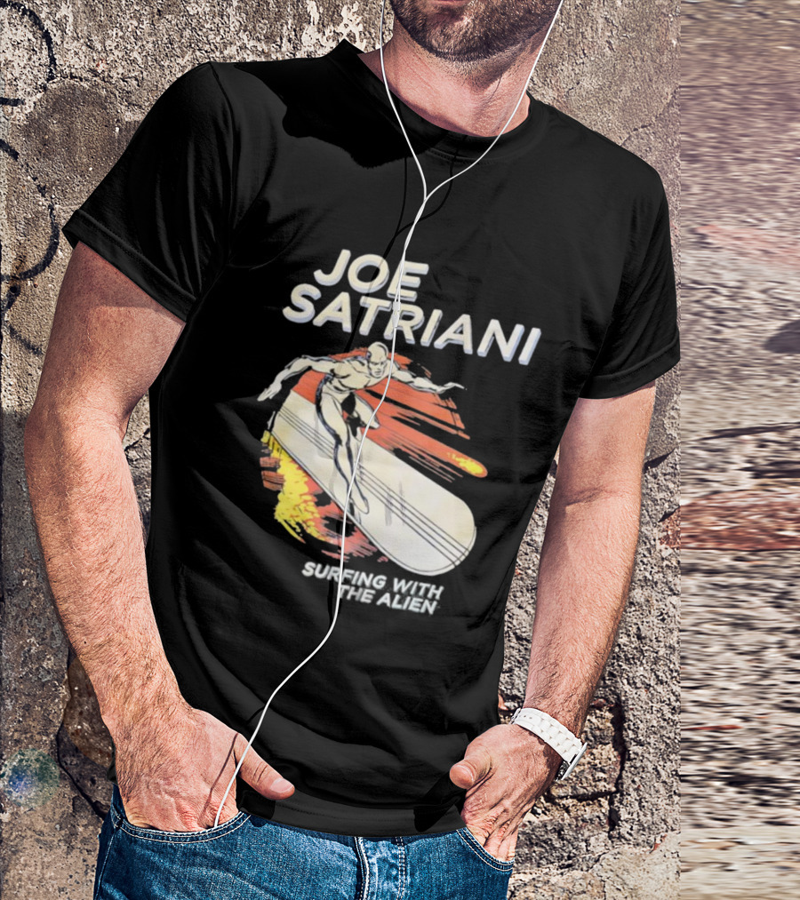 Joe Satriani Surfing With The Alien Cover Art T-Shirt