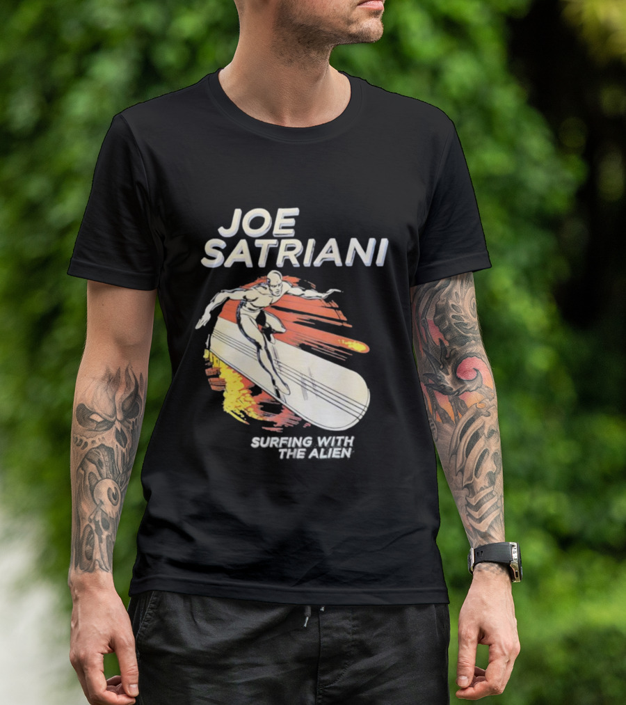 Joe Satriani Surfing With The Alien Cover Art T-Shirt