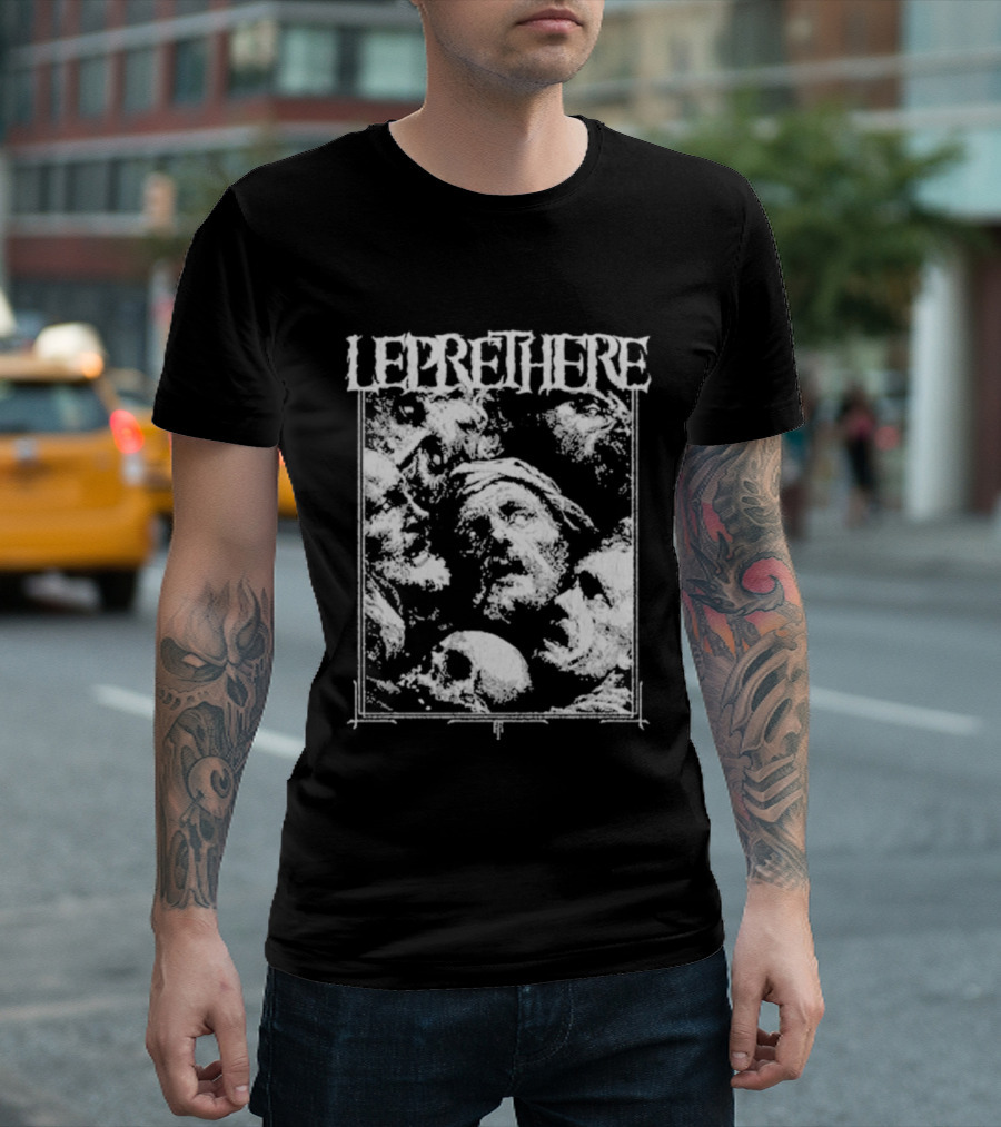 Leprethere Skull Vintage Style No Future T-Shirt