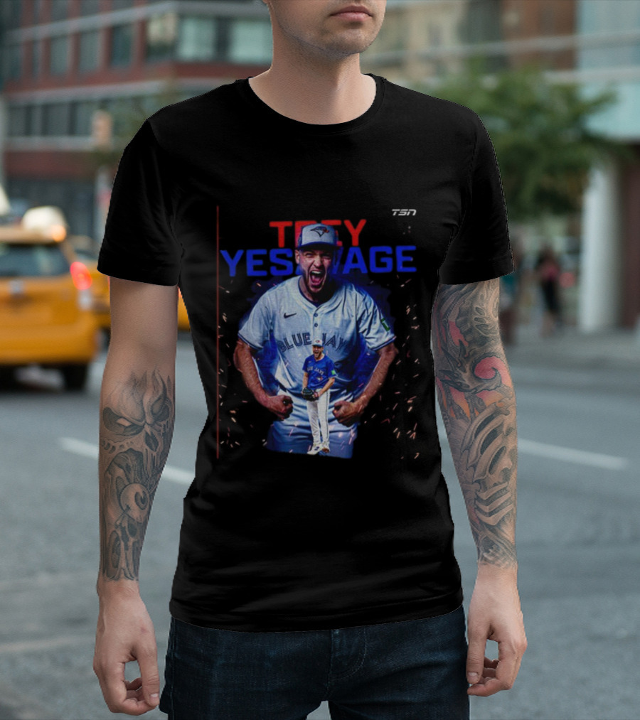 Trey Yesavage Blue Jays World Series Rookie Record 12 Strikeouts T-Shirt
