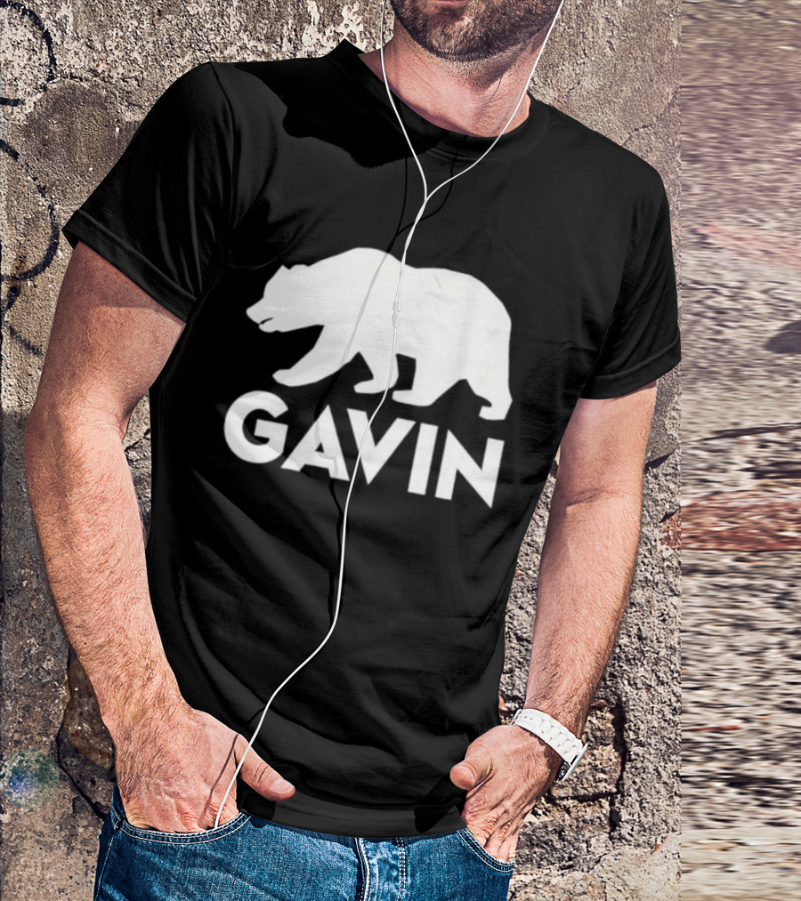 Gavin Newsom Bear California Symbol T-Shirt