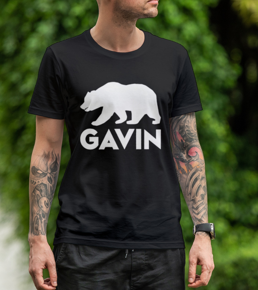 Gavin Newsom Bear California Symbol T-Shirt