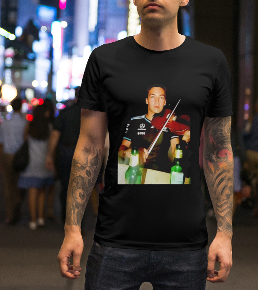 Mercedes George Russell Violin UBS Racing Team T-Shirt