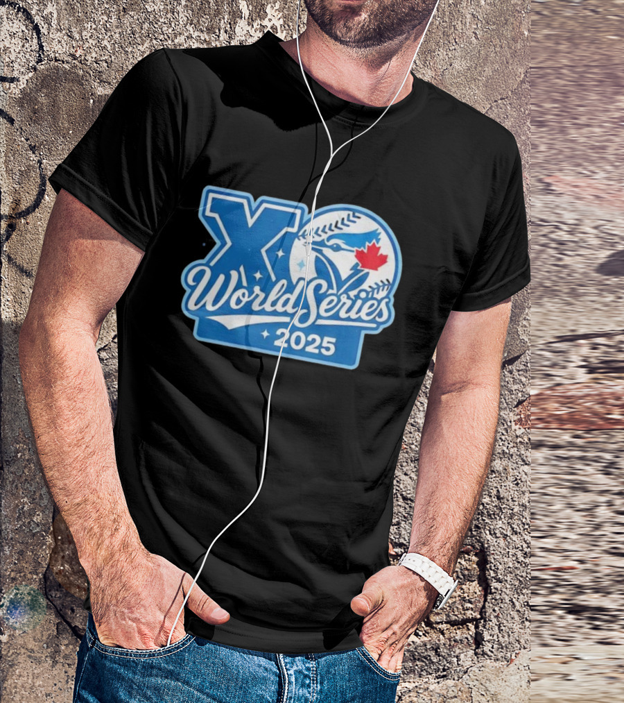 Toronto Blue Jays XO World Series 2025 Vintage Baseball Music Collab T-Shirt