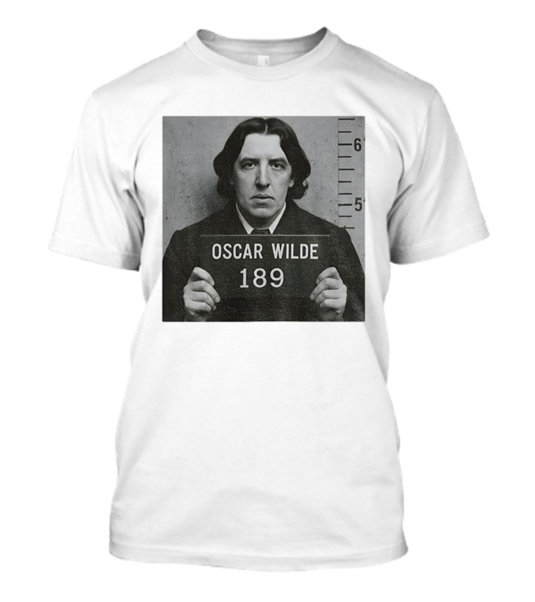 Oscar Wilde Shot 189 Funny Literary Meme T-Shirt