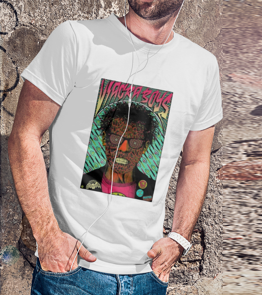 Viagra Boys Concert October 31 2025 The Far Out Lounge Austin Texas Psychedelic Art T-Shirt