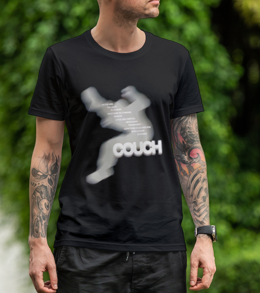 Couch Tracklist On The Wire One Night Slow Burn Middle Man Stuck In Noise T-Shirt