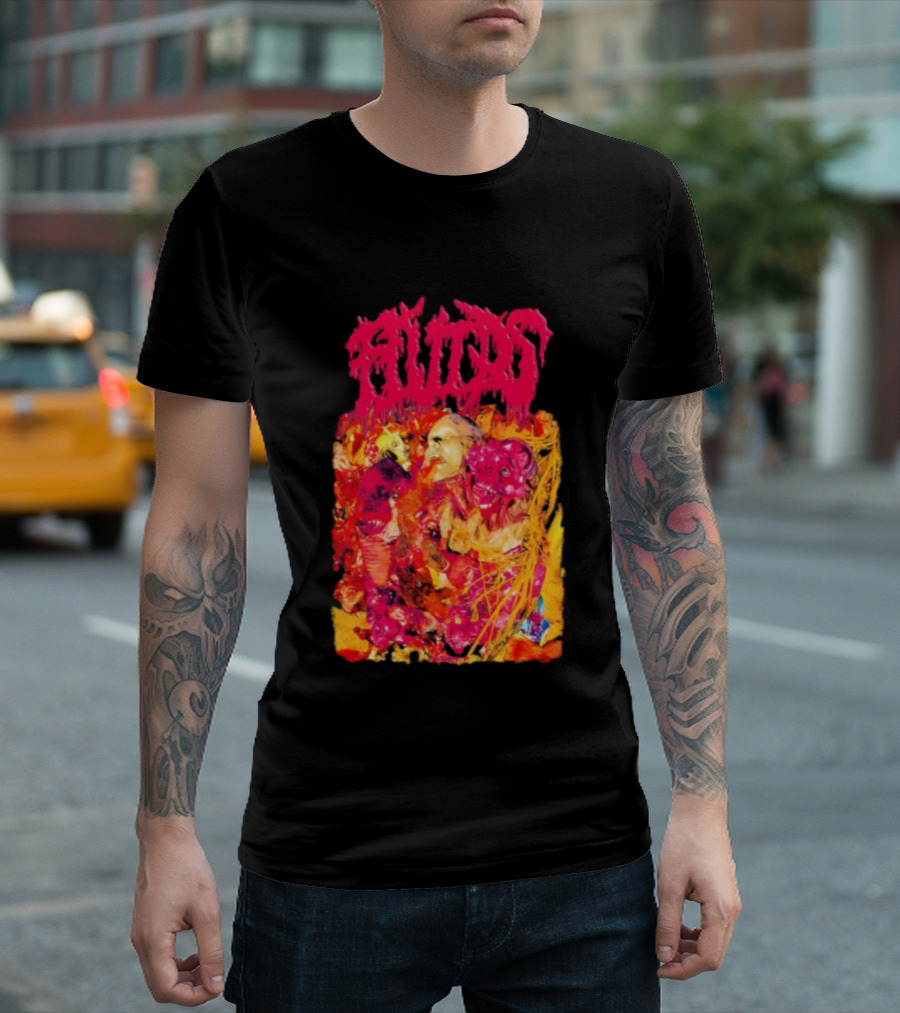 Fluids Ignorance Exalted Surreal Horror Illustration T-Shirt