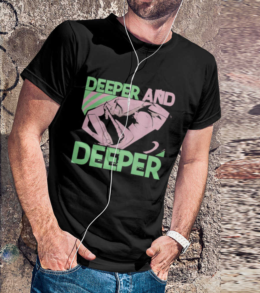 Gyakkyou Burai Kaiji Hakairoku-hen Deeper And Deeper Manga Art T-Shirt
