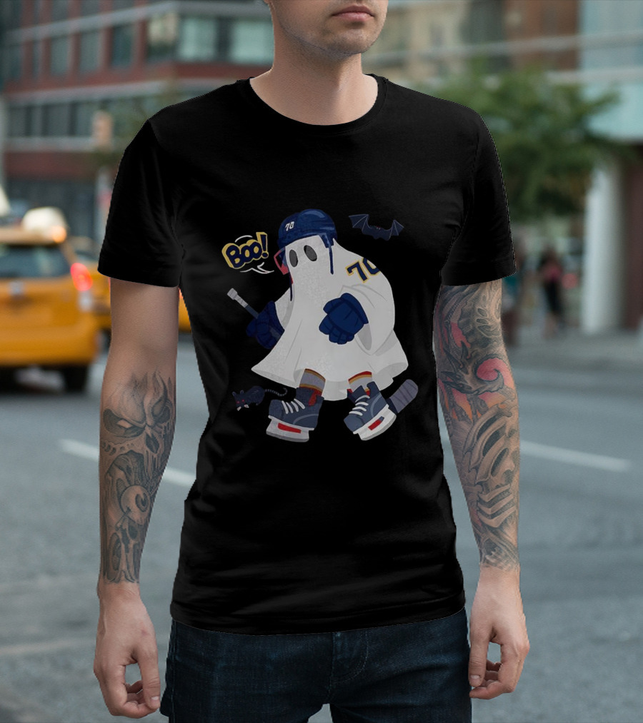 Florida Panthers NHL Halloween Boo Hockey Ghost 70 T-Shirt