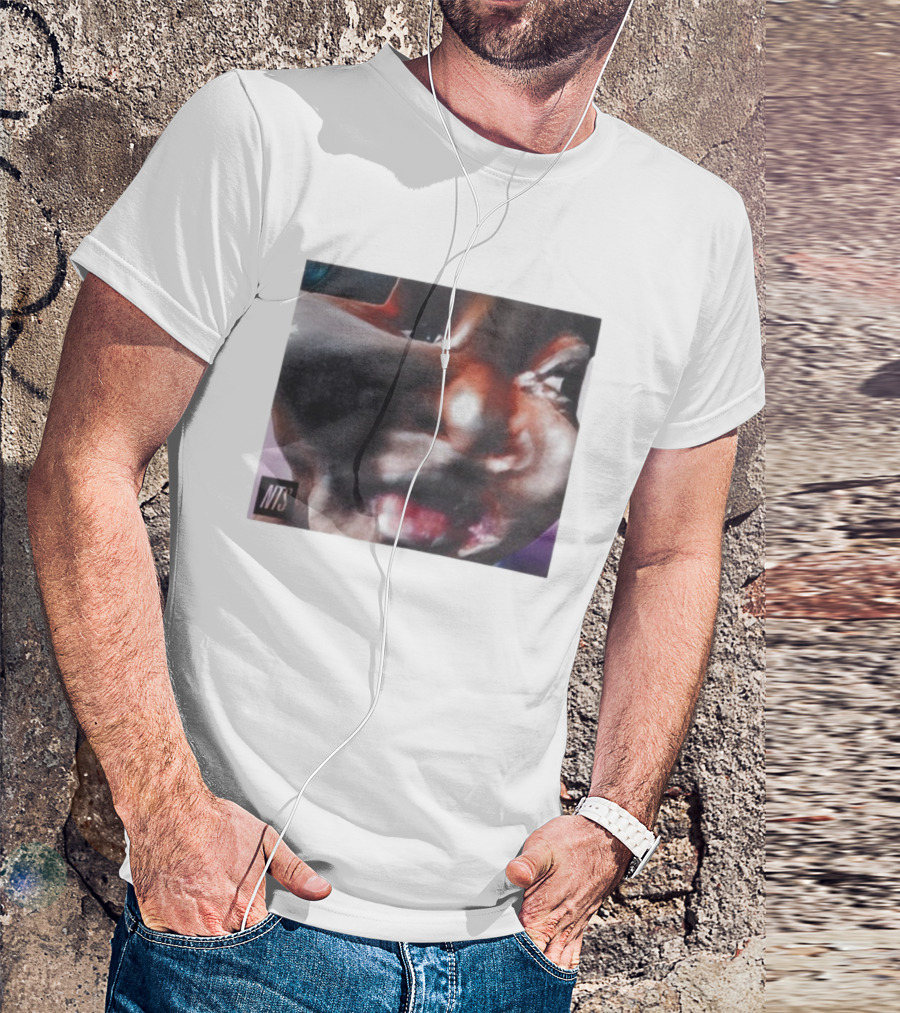 Frank Dorrey NTS Squish Face Distorted Portrait T-Shirt