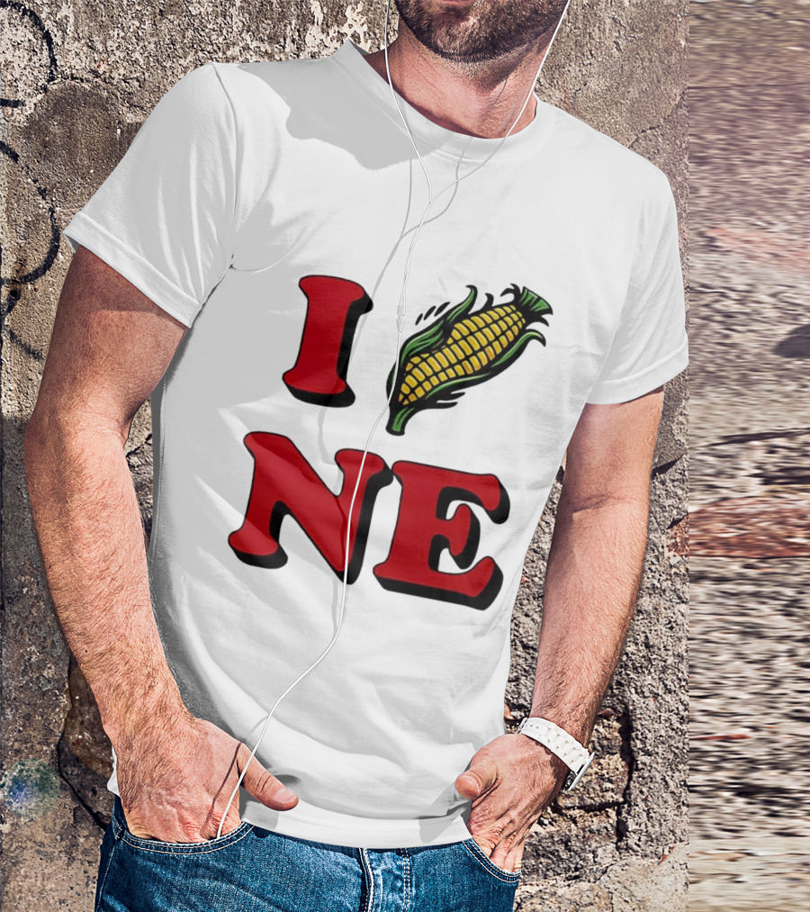 I Corn Ne University Of Nebraska Cornhuskers T-Shirt