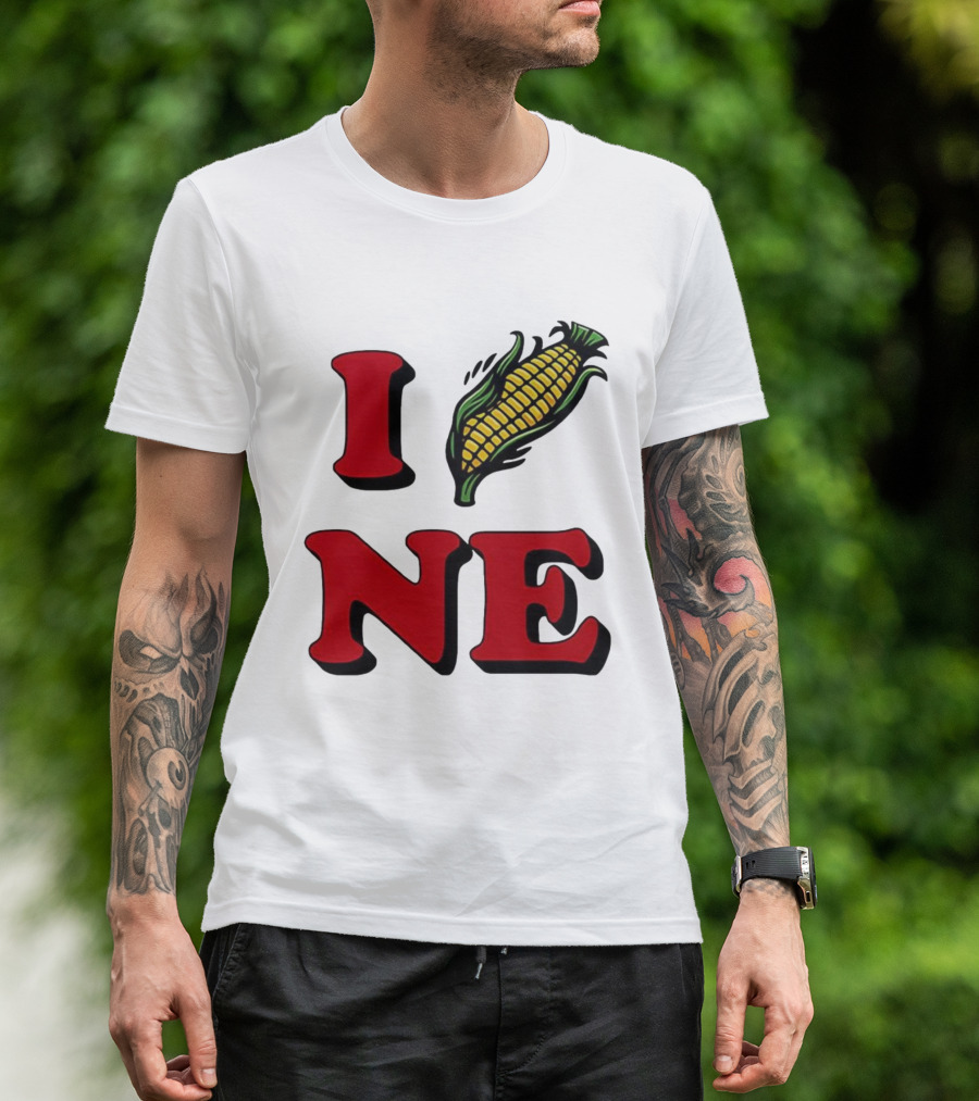 I Corn Ne University Of Nebraska Cornhuskers T-Shirt