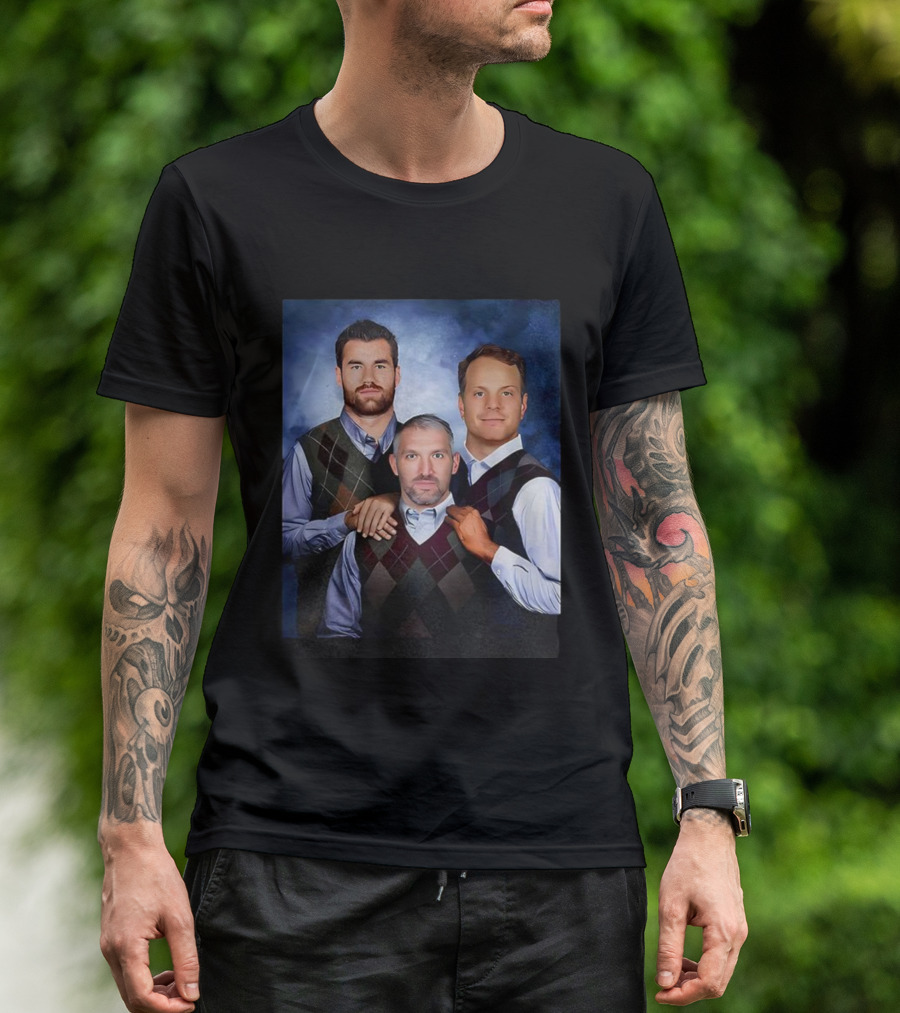 Alexander Ovechkin Tom Wilson John Carlson Step Brothers Portrait T-Shirt