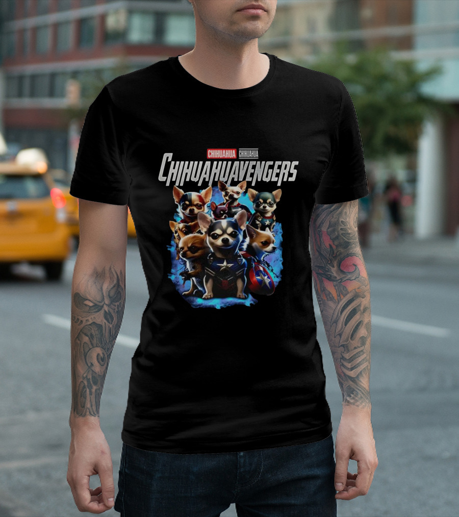 Chihuahuavengers Chihuahua Team Adventure T-Shirt