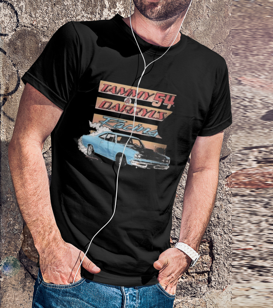 Tammy 54 Darryl's Racing Vintage Car Chelcie Lynn Trailer Trash Tammy T-Shirt