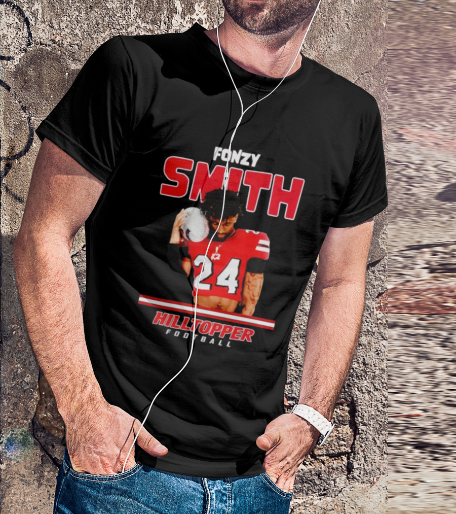 Fonzy Smith 24 Western Kentucky Hilltopper Football T-Shirt