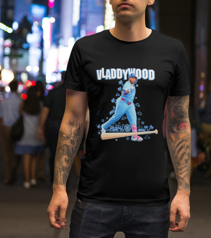 Vladdywood Vladimir Guerrero Jr. Toronto Blue Jays MLB Baseball Player Iconic Style T-Shirt