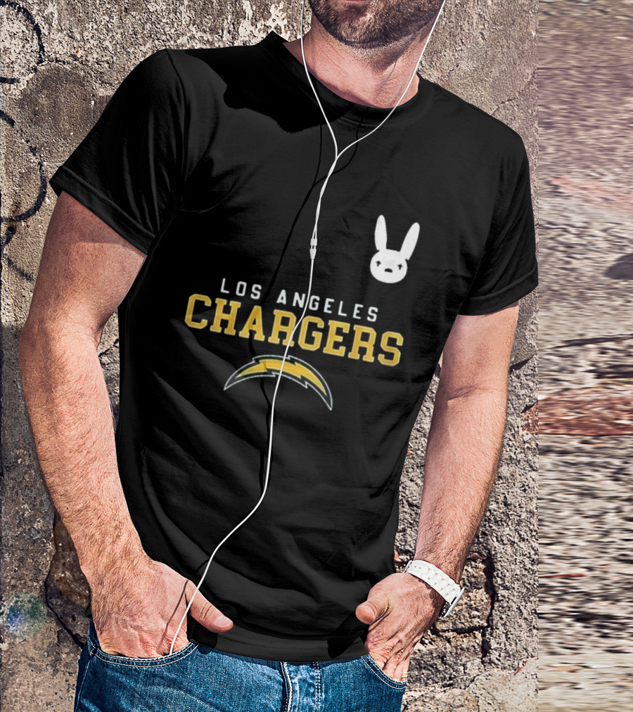 Los Angeles Chargers DTMF Bad Bunny Collaboration T-Shirt