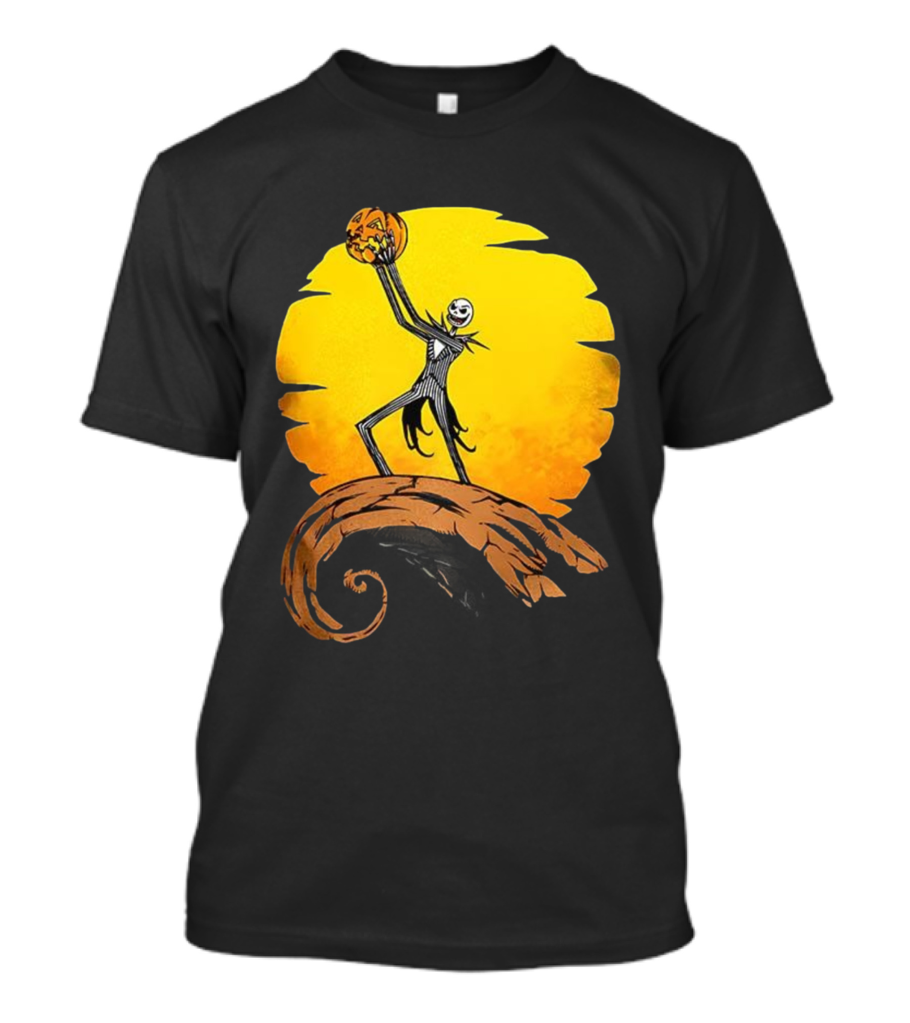 Jack Skellington Halloween Moonlight Pumpkin King T-Shirt