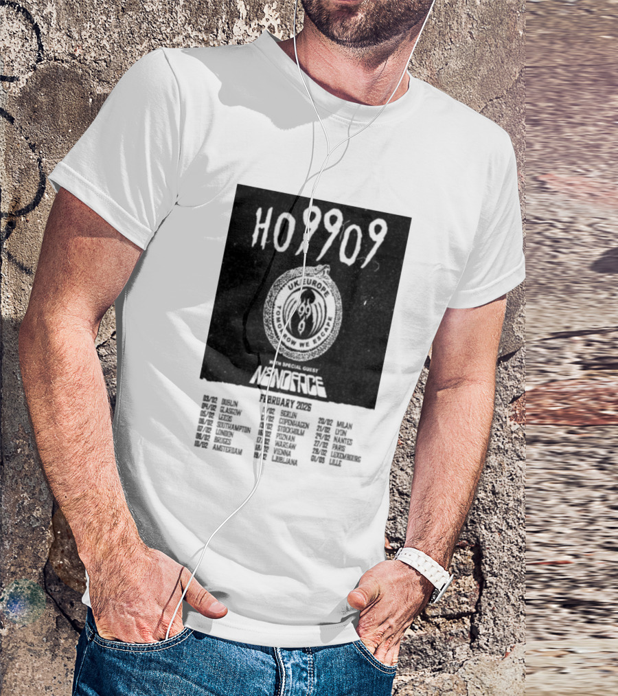 H09202 Monstercat Uncaged UK Europe February 2026 Tour T-Shirt