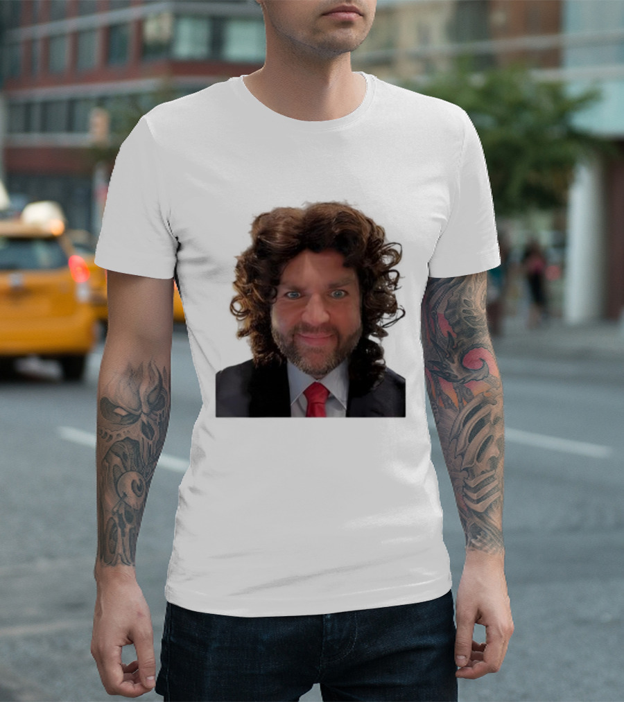 JD Vance Wavy Hair Humor Halloween T-Shirt